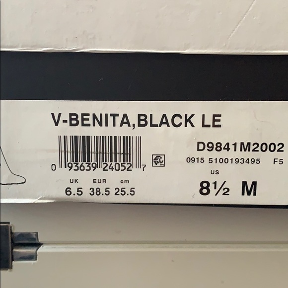 Via Spiga Benita Black Leather boots 8 1/2 booties - Picture 14 of 15